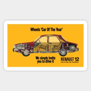 RENAULT 12 - advert Magnet